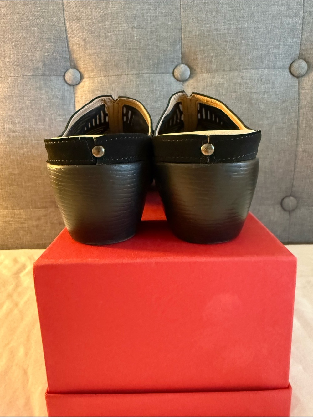 Catalina Embellished Clogs - Picture 7 of 8